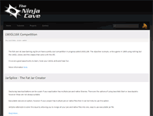 Tablet Screenshot of ninjacave.com